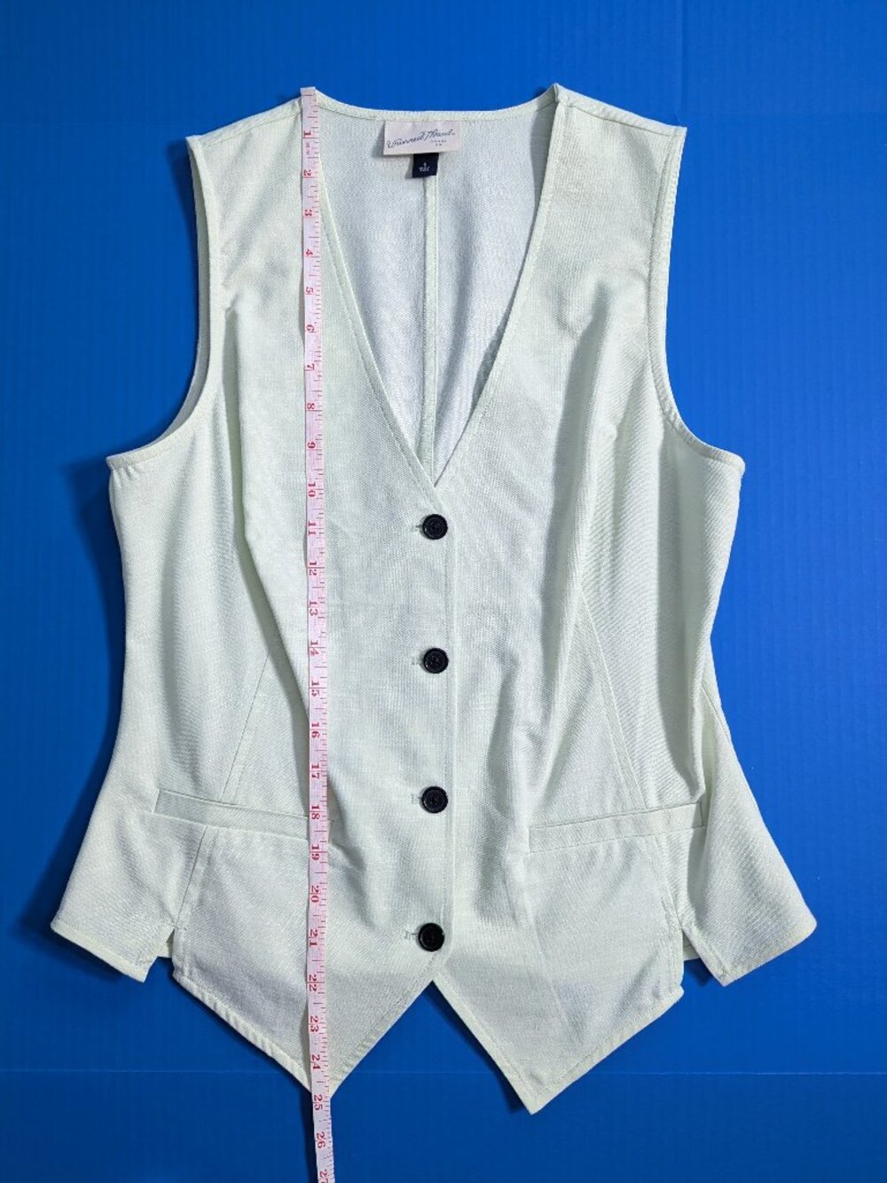 Universal Thread Mint Green Tailored Vest Size S - Picture 6 of 9